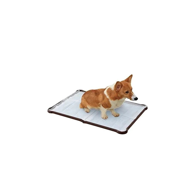 【即納】アイリスオーヤマ 犬 トイレ シーツぴたっとトレー ダブルワイド ブラウン P-SPTD