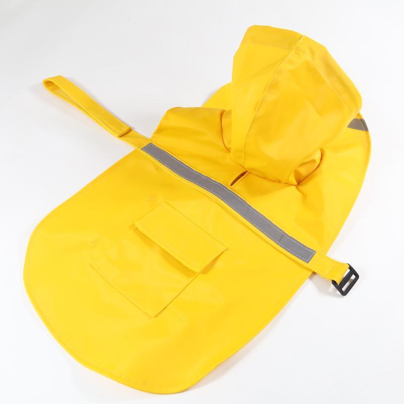 商品 犬用レインコート 犬服 レインコート 中大型犬反射テープ付き 梅雨 雨具 ポンチョ カッパ 雨の日のお散歩に ペット服
