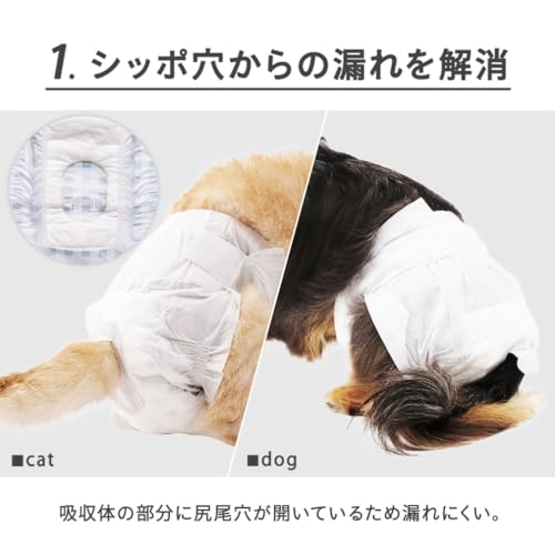 アイリスオーヤマ ペット用おむつ Mサイズ 51枚入り POM-M51