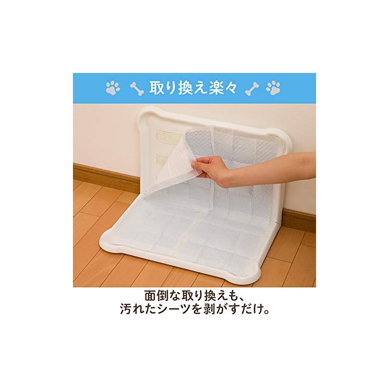 【即納】アイリスオーヤマ 犬 トイレ シーツぴたっとトレー ワイド ブラウン P-SPTW
