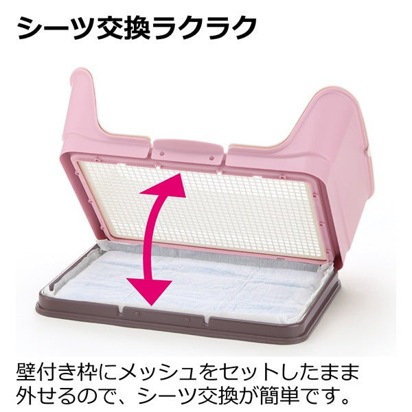 <a href="https://www.qoo10.jp/gmkt.inc/Search/brand.aspx?brandno=19528" target="_blank" class="title_brand" id="btn_brand" title="リッチェル">リッチェル</a>お掃除簡単ステップ壁付トイレ レギュラー ダークブラウン