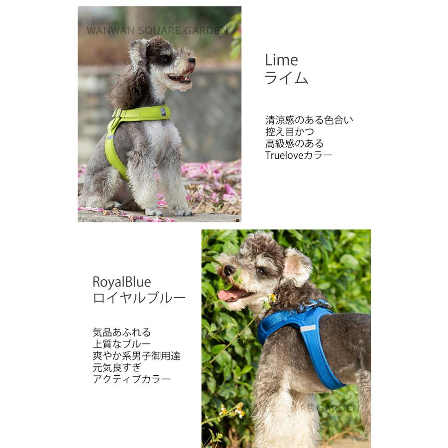 小型犬 可愛い クッション 中型犬 ライト&ソフトハーネス 胴輪 メッシュ 立体構造 犬 ハーネス Truelove 痛くない 軽い ブランド 全13色 ハーネス