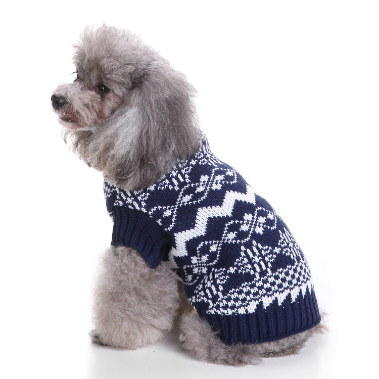 2023年新作入荷 ペット服 犬 服 Tシャツ ドッグウェア犬服クリスマス衣雪花セーターハロウィンペット服セーターヘラジカ衣犬セーター