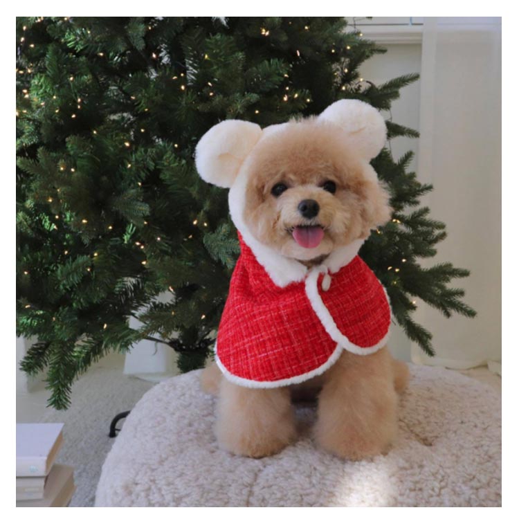 売れ 犬の服 クリスマス クリスマス 猫 フード付き 服 犬 犬服 ペット服 猫服 サンタさん コスチューム 着ぐるみ 犬服 クリスマスマント 犬用 猫用 マント マント サンタローブ コスプレ サン