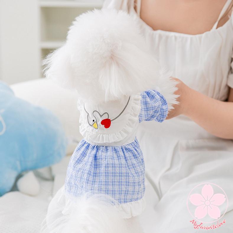 超目玉新品 ペット服 安い 犬 春 夏 涼しいフリル ドレス ワンピース かわいい 可愛い ハイブランド 猫 ドッグウェア