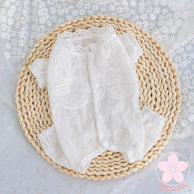 新入庫 ペット 服 安い 犬 春 夏 レース パジャマ かわいい 可愛い ハイブランド 猫 ドッグ ウェア