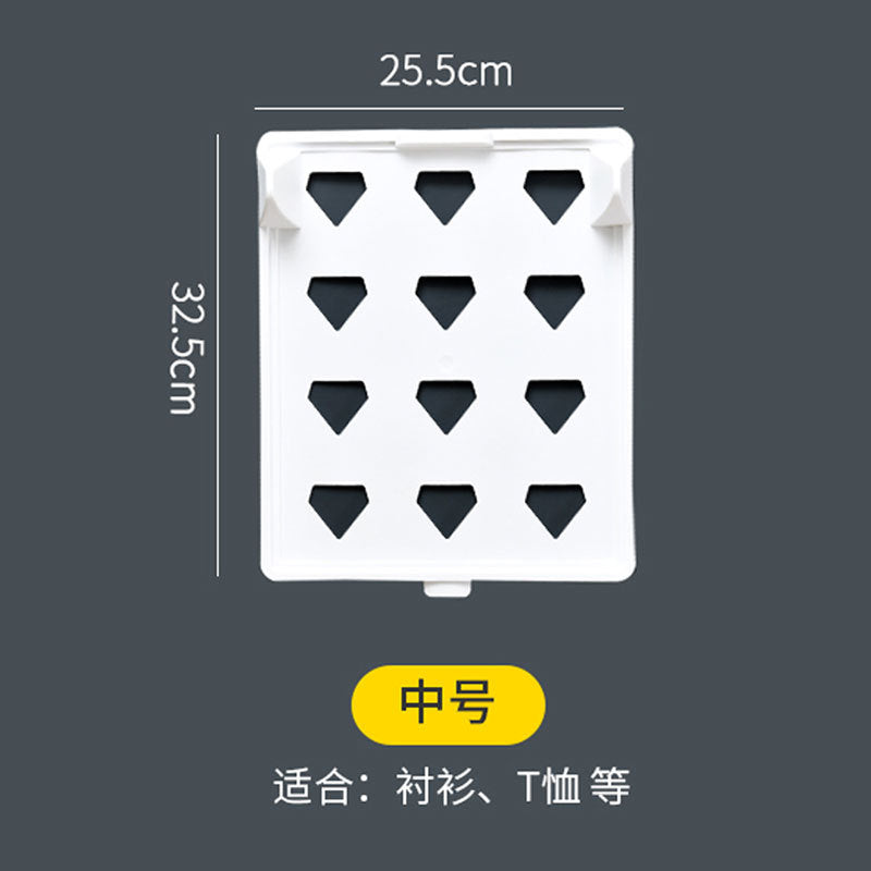 叠衣服收纳神器懒人叠衣板 毛衣折衣板t恤衬衫整理睡衣柜分类批发