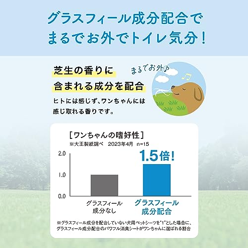 エリエール Pet キミおもい パワフル消臭シート スーパーワイド 22枚
