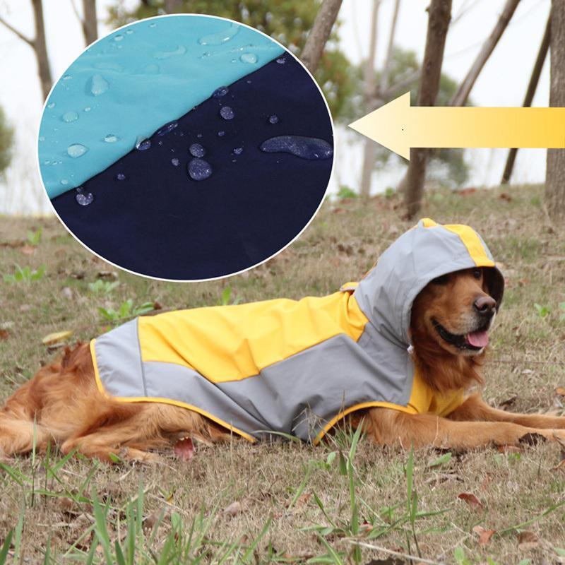 小型 中型 大型犬用】レインコート レインポンチョ カッパ 犬服 犬 服 犬の服 ドギーランド マジックテープ 着せやすい 梅雨