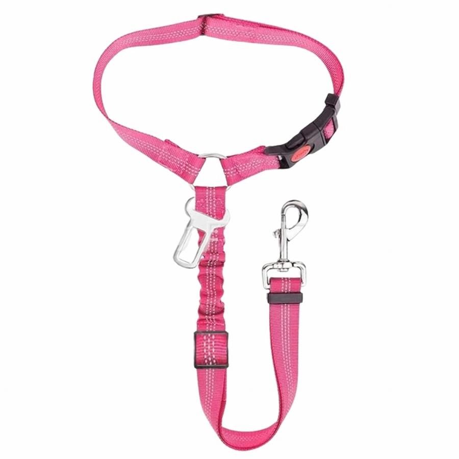 ドライブ 犬 ペット リード シートベルト バックル ハーネス 車 ヘッドレスト 車内 犬用