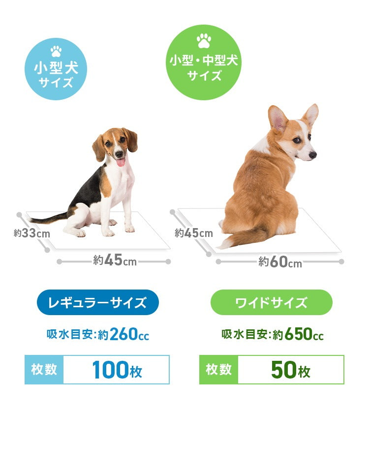 <a href="https://www.qoo10.jp/gmkt.inc/Search/brand.aspx?brandno=114450" target="_blank" class="title_brand" id="btn_brand" title="WEIMALL">WEIMALL</a>ペットシーツ 厚型プレミアム ワイド レギュラー 大容量 1200枚 800枚 600枚 200枚 まとめ買い 使い捨てペットシート 多頭飼い 犬 猫 業務用 ペット用品