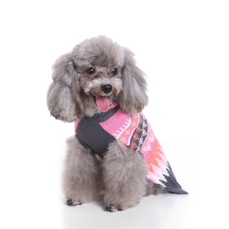 2023年新作入荷 ペット服 犬 服 Tシャツ ドッグウェア犬セーターペットクリスマスセーターニットハイネックペット服セーター犬セーター