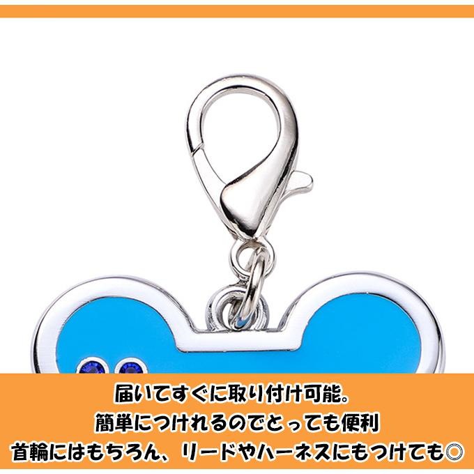 迷子札 ドックタグ チャーム お散歩 お出かけ 安心 ネームタグ 新品 大人気 名入れ ネーム入れ 刻印 名札