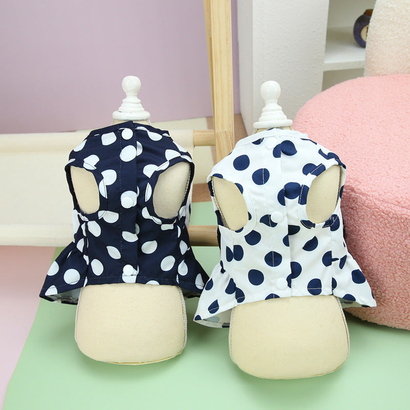 【新作犬猫服 登場】 犬服 ペット服 犬 洋服 ペット猫犬服夏薄型ペット服スカートリーシュスカート