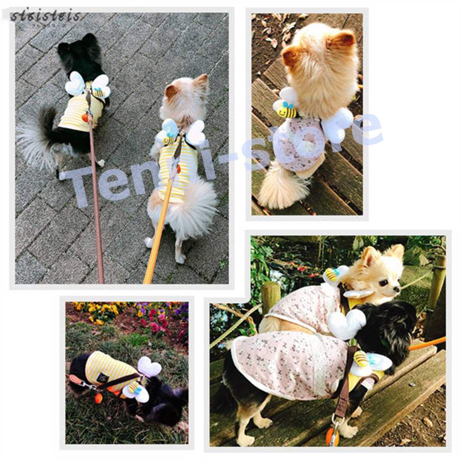 今週の新製品 タイムセール 犬 ハーネス 羽付き ミツバチ お出かけ 散歩 胴輪 ペット用品 かわいい 人気 新作 小型犬 セール お出かけ ダブルシスターズ パタパタ 【一部当日発送】 在庫が限られ
