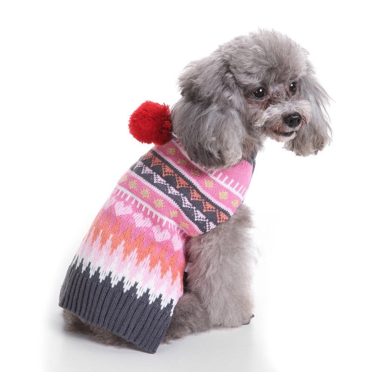 2023年新作入荷 ペット服 犬 服 Tシャツ ドッグウェア犬セーターペットクリスマスセーターニットハイネックペット服セーター犬セーター