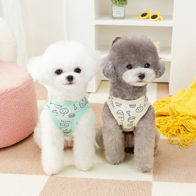 【新作犬猫服 登場】 犬服 ペット服 犬 洋服 春夏薄手ペットベスト犬服小型犬中型犬ペット猫服
