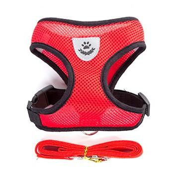 ドッグ 服 メッシュ 犬 ハーネス 胴輪 キャット ウェアハーネス ペット リード付