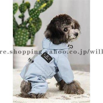 ペット服 ドッグウェア レインコート 犬の服 犬服 雨服 雨具 パーカー フード付き 四足 小中型犬用 雨の日 防水 雨具 お散歩 梅雨対策 着脱簡単