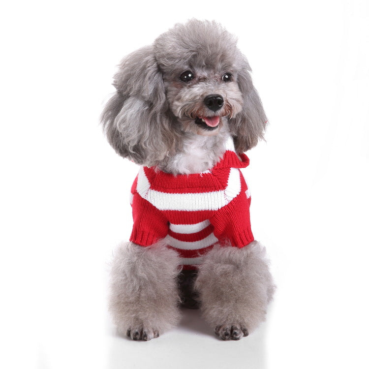 2023年新作入荷 ペット服 犬 服 Tシャツ ドッグウェア犬セーターペットクリスマスセーターニットハイネックペット服セーター犬セーター