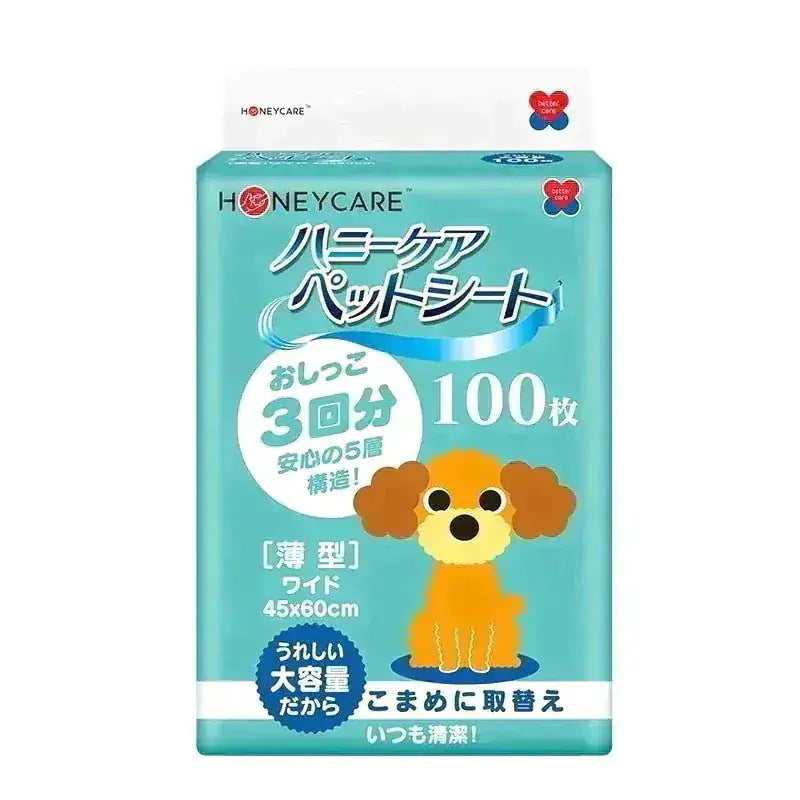 <a href="https://www.qoo10.jp/gmkt.inc/Search/brand.aspx?brandno=109151" target="_blank" class="title_brand" id="btn_brand" title="Honeycare">Honeycare</a>ペットシーツ 薄型 ペットシート 犬猫 サイズ選択可 レギュラー800枚 ワイド400枚 スーパーワイド200枚