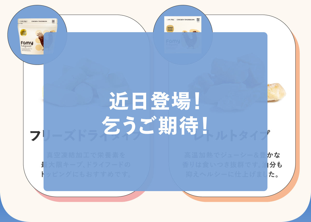 <a href="https://www.qoo10.jp/gmkt.inc/Search/brand.aspx?brandno=107804" target="_blank" class="title_brand" id="btn_brand" title="Famy">Famy</a>【New!】 Famy fullgood 犬猫用ジャーキー 40g×2袋セット 獣医師推奨 おやつ 無添加 国産 鶏むね肉 馬肉 鹿肉 選べる3種 ペットフード ドッグフード