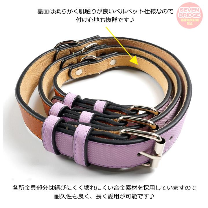ツートンカラー ペットグッズ カラフル 小型犬 ペット 首輪 犬 大型犬 レザー ドッグ 猫 キャット 中型犬