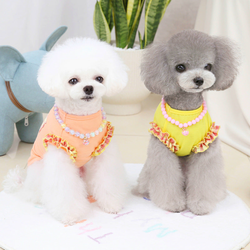 猫 犬 洋服 犬服 ペット服 大中小型犬 ペット用品 犬/猫用 犬の服 ペットウエア 小型犬 中型犬 通気 可愛い ドッグウェア トレーナー 犬 服 ワンピース サロペット ビションフリーゼ 犬猫服