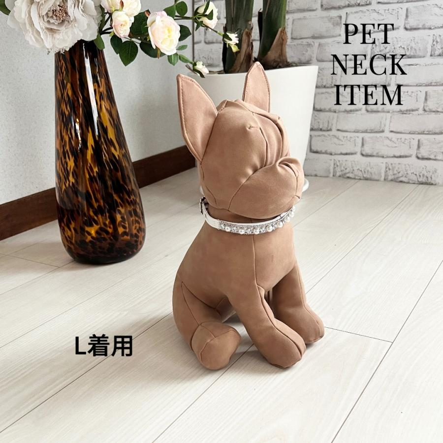 キラキラ pet Accessory ペットアクセサリー チョーカー おしゃれ首輪 neck 猫用首輪 パール 首輪 犬用首輪