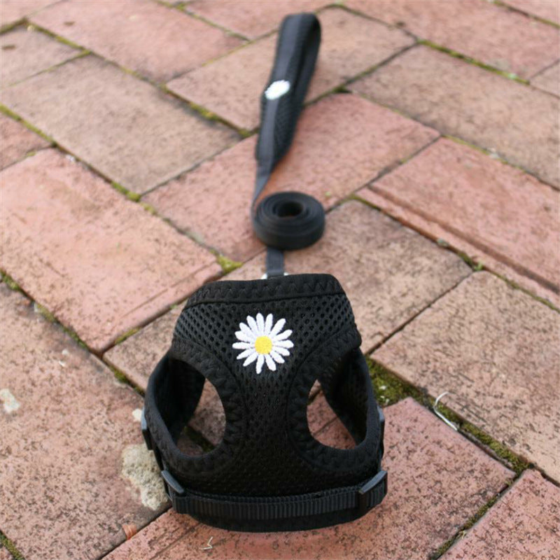 お出かけ おしゃれ 小型犬 2点セット 軽量 ハーネス シンプル お散歩 中型犬 ペット用品 犬用ハーネス リード 犬 ネコ用ハーネス リーシュ 胴輪 145 ペットハーネス 犬用 簡単装着 ハーネス