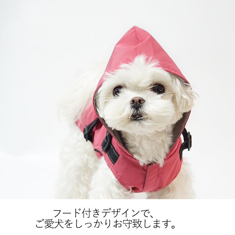 キャットウェア防水服 ペット用レインコート 犬服 フード付き 猫服 中型犬 犬レインコート リード穴あり 小型犬 撥水 反射テープ付き ドッグウェア レインウェア