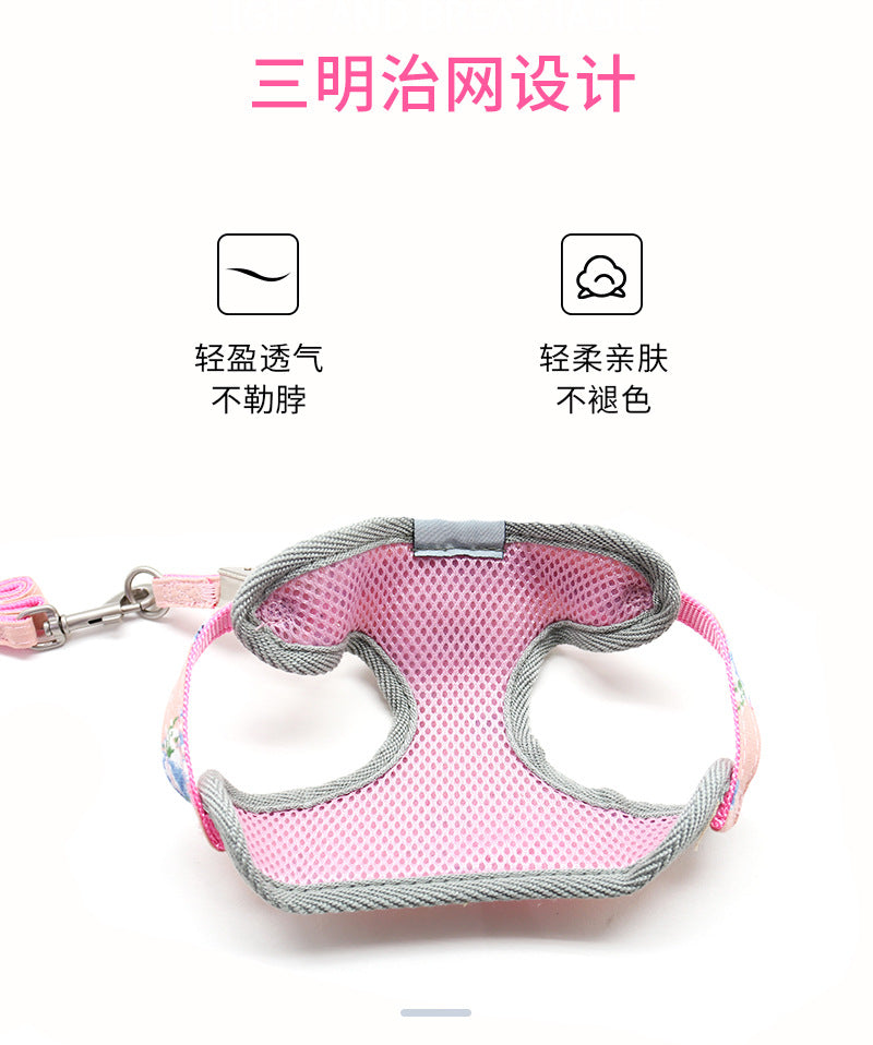犬 リード 胴輪 犬用ハーネス ハーネスリードセット 犬用 シンプル ペット用品 2点セット 115 ネコ用ハーネス 猫用 中型犬 軽量 おしゃれ 簡単装着 お出かけ 小型犬 ハーネス リーシュ ペッ