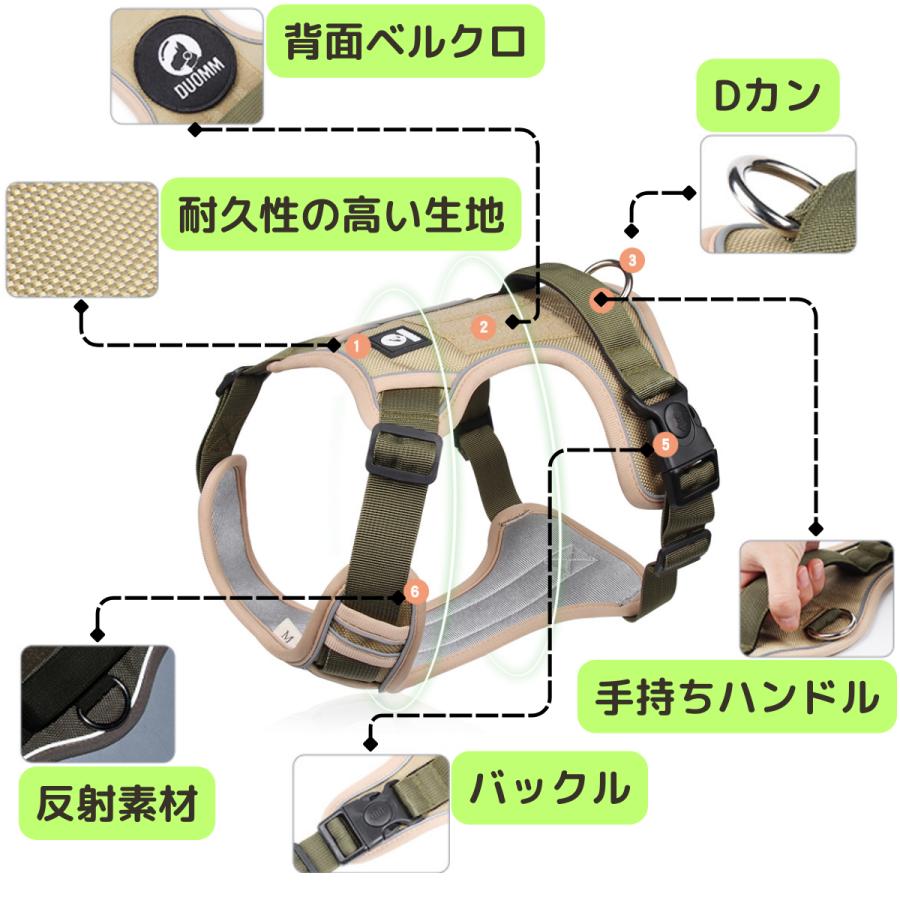 抜けない ハーネス 小型犬 犬 首輪 簡単装着 頑丈 おしゃれ バックル 中型犬 クッション 散歩 ナスカン 反射 大型犬 夜 安心 脱げない 胴輪 ロック機能 リード