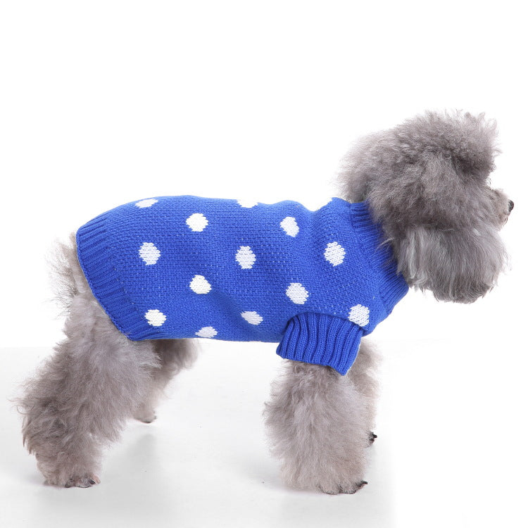 2023年新作入荷 ペット服 犬 服 Tシャツ ドッグウェア犬セーターペットクリスマスセーターニットハイネックペット服セーター犬セーター