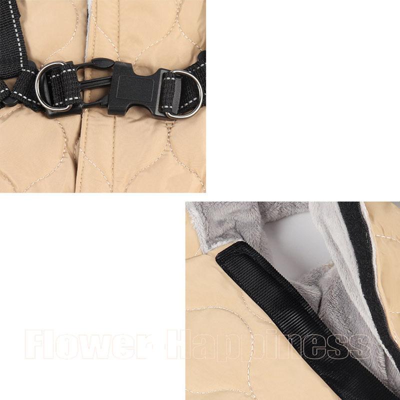 メガ割 新は通常通り出荷ジャンパ犬のハーネス一体型防寒ジャンパドッグウェXXXLサイジャケッペット小型中型服