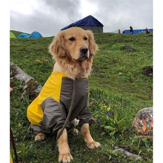 犬用 防水服犬服 レインコート 犬服 レトリバー犬 犬レインコート 犬の服 ドッグウェア ゴールデン犬 雨具 犬用 防水服 防雨犬の服 小型犬/中型犬