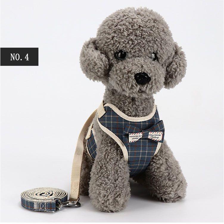 新商品プロモーション,数量限定 ペット用品 小型犬用 ハーネスとリードの2点セット 型ハーネス(胴輪)&リード ボディに優しい 軽量 メッシュ 通気性あり 肌触りいペット用品 小型犬用