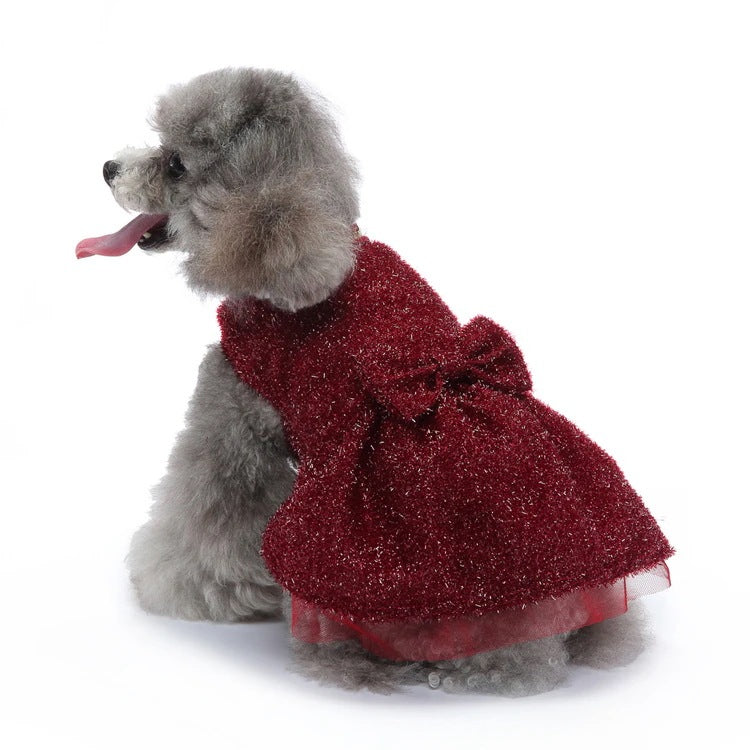 ペットウェア かわいい 犬の服装 猫と犬とペットのイブニングドレスペットの服 犬猫服 快適で可愛い 犬用品
