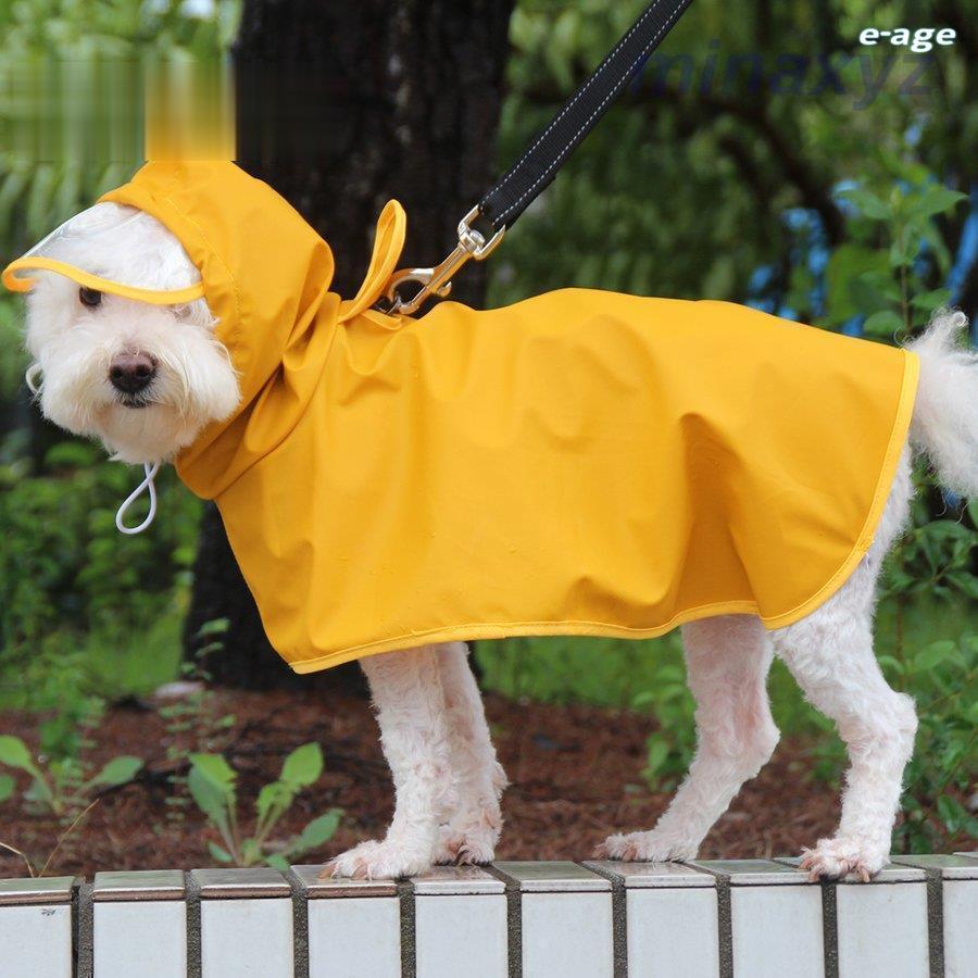 犬 レインコート 小型犬 中型犬 大型犬 レインポンチョ レインウェア ポンチョ 犬の服 カッパ 犬服 雨 防水 通気 防風 犬用 雨具 お散歩 レイングッズ