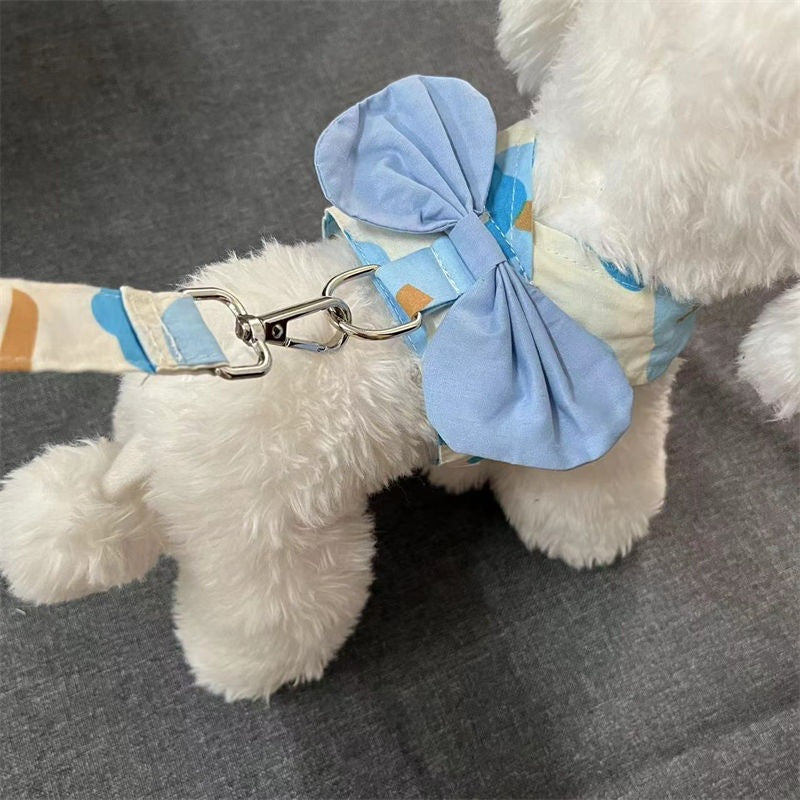 ペットの薄い蝶結びの胸のベルトの牽引ロープのテディは熊の小型犬の犬の猫の夏の外出の服より メガ割ワンピースパンツトートバッグ