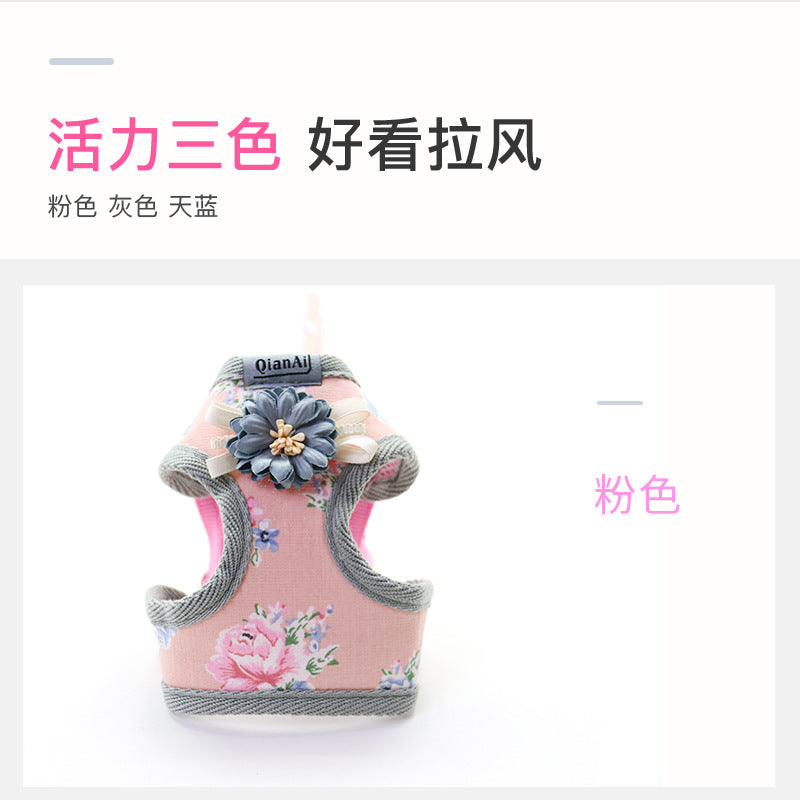犬 リード 胴輪 犬用ハーネス ハーネスリードセット 犬用 シンプル ペット用品 2点セット 115 ネコ用ハーネス 猫用 中型犬 軽量 おしゃれ 簡単装着 お出かけ 小型犬 ハーネス リーシュ ペッ