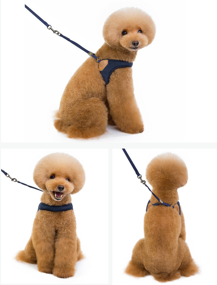 ハーネスリード ペット用品 犬 小型犬 2点セット お散歩 お出かけ アウトドア カジ