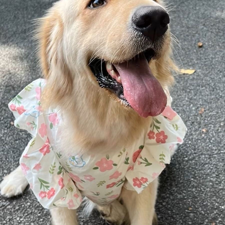 【新作犬猫服 登場】 犬服 ペット服 犬 洋服 春夏大型犬ペットベスト中型犬大型犬服