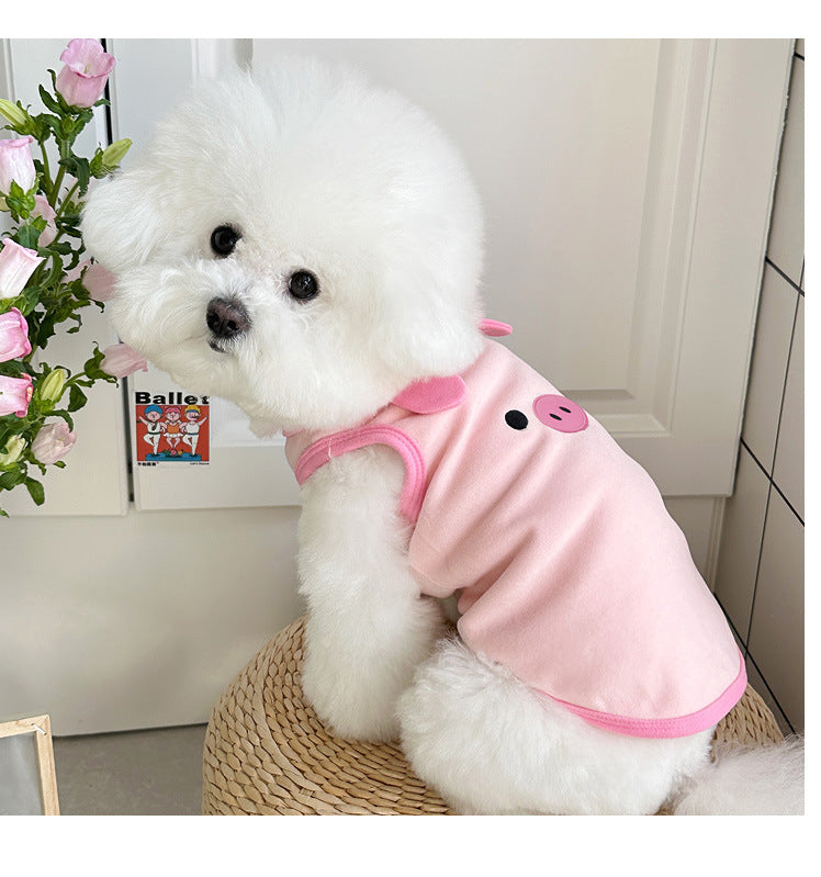 春夏新作 犬服 ペット服 犬 洋服 ペット 犬用品 小中型犬 25年新しいペットの犬の春と秋のベスト小型犬の子犬の服