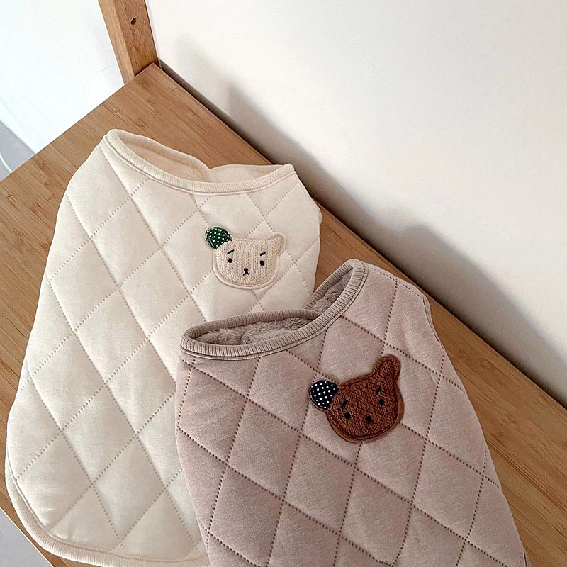 ペット服 犬の服 犬猫服 厚手 テディビーベア ヨークシャー 小中型犬 服 快適 ペット用品 犬用品 散歩 防寒 秋冬服