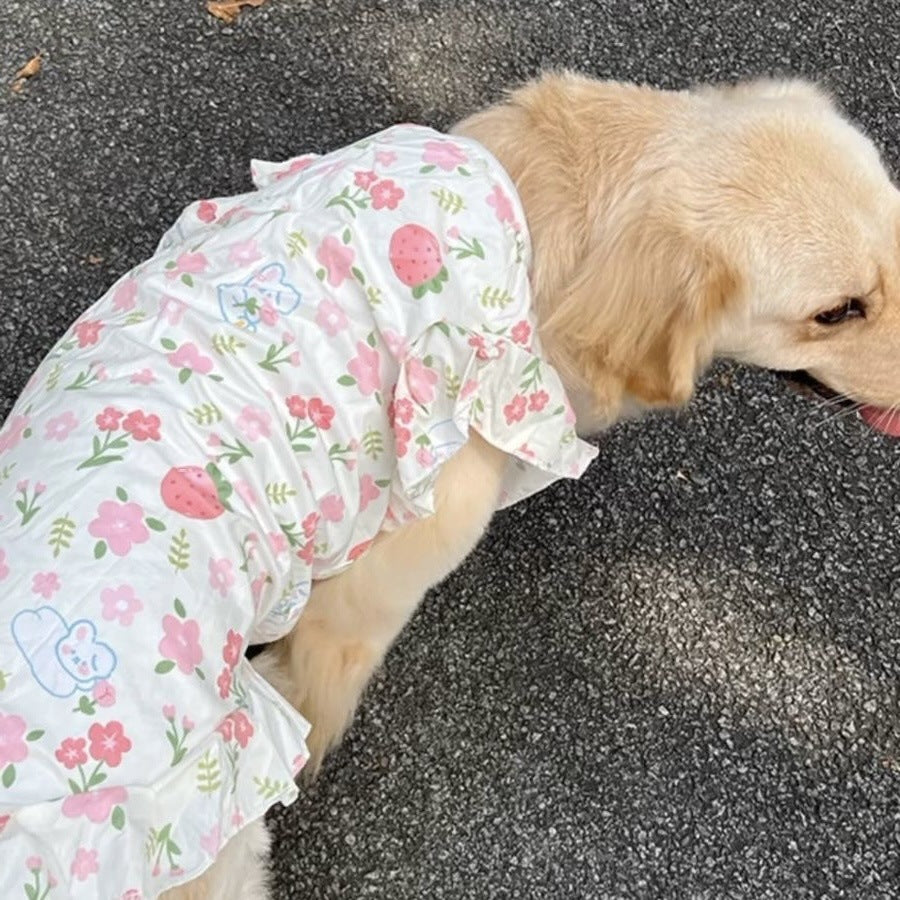 【新作犬猫服 登場】 犬服 ペット服 犬 洋服 春夏大型犬ペットベスト中型犬大型犬服