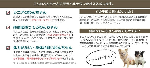 <a href="https://www.qoo10.jp/gmkt.inc/Search/brand.aspx?brandno=125763" target="_blank" class="title_brand" id="btn_brand" title="Coo Couture">Coo Couture</a>SWDテラヘルツワンベルクロTシャツペット介護 犬用ペットウェア 中型犬 大型犬 犬服 テラヘルツワン クークチュール 2メ-3運 12137 【T】