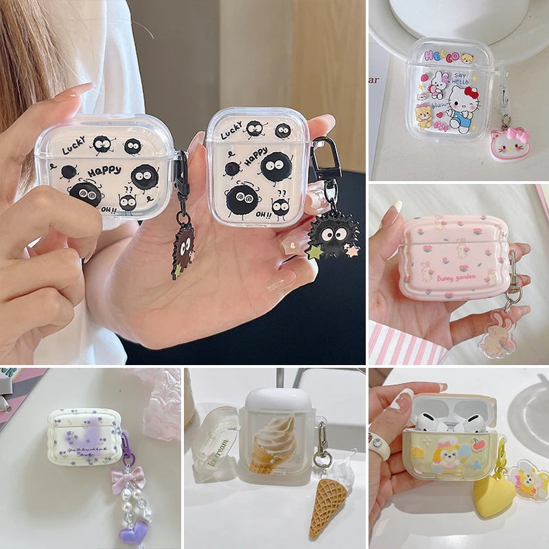 韓国人気 AirPods Pro ケース おしゃれ 可愛い 耐衝撃 衝撃吸収 落下防止 AirPods 第3世代 AirPods 1/2世代 AirPodsケース イヤホンケース