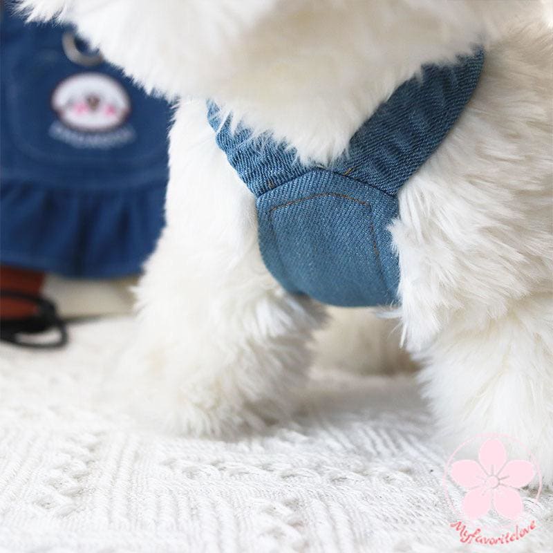 人気沸騰新柄追加 ペット 服 安い 犬 春 夏 秋 冬 デニム ワンピース タンクトップ キャミソール かわいい 可愛い 猫 ドッグウェア