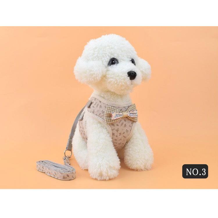 3日以内に出荷 2025新品 2点セット ペット用 犬用 ハーネスとリード 型ハーネス&リード ストレス軽減 高強度縫製 軽量メッシュ 通気性あり 肌触りいい表地 ク2点セット ペット用